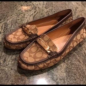Coach loafers worn once